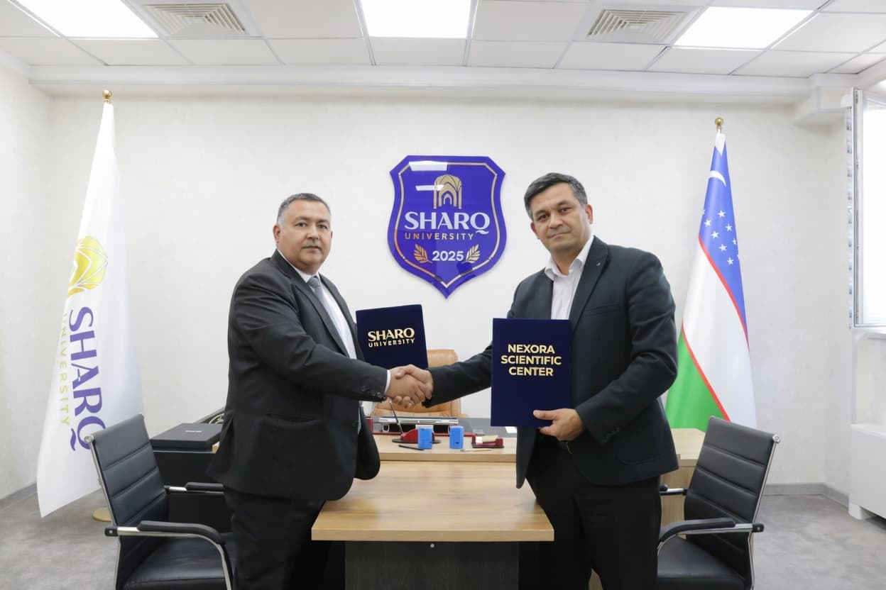 SHARQ University bilan hamkorlik imzolash marosimi